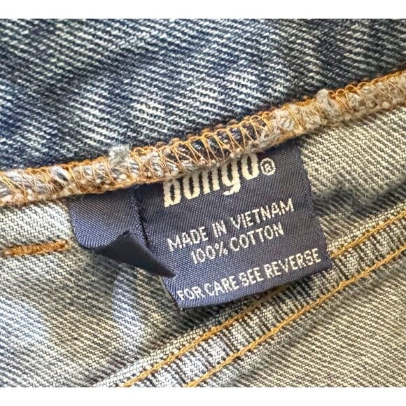 Vintage BONGO Hi Rise Straight Leg Mom Jeans 80s / 90s Size 24 - Picture 7 of 8